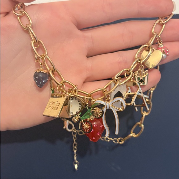 Kate Spade X Target Exclusive Gold Charm Necklace - Picture 4 of 7